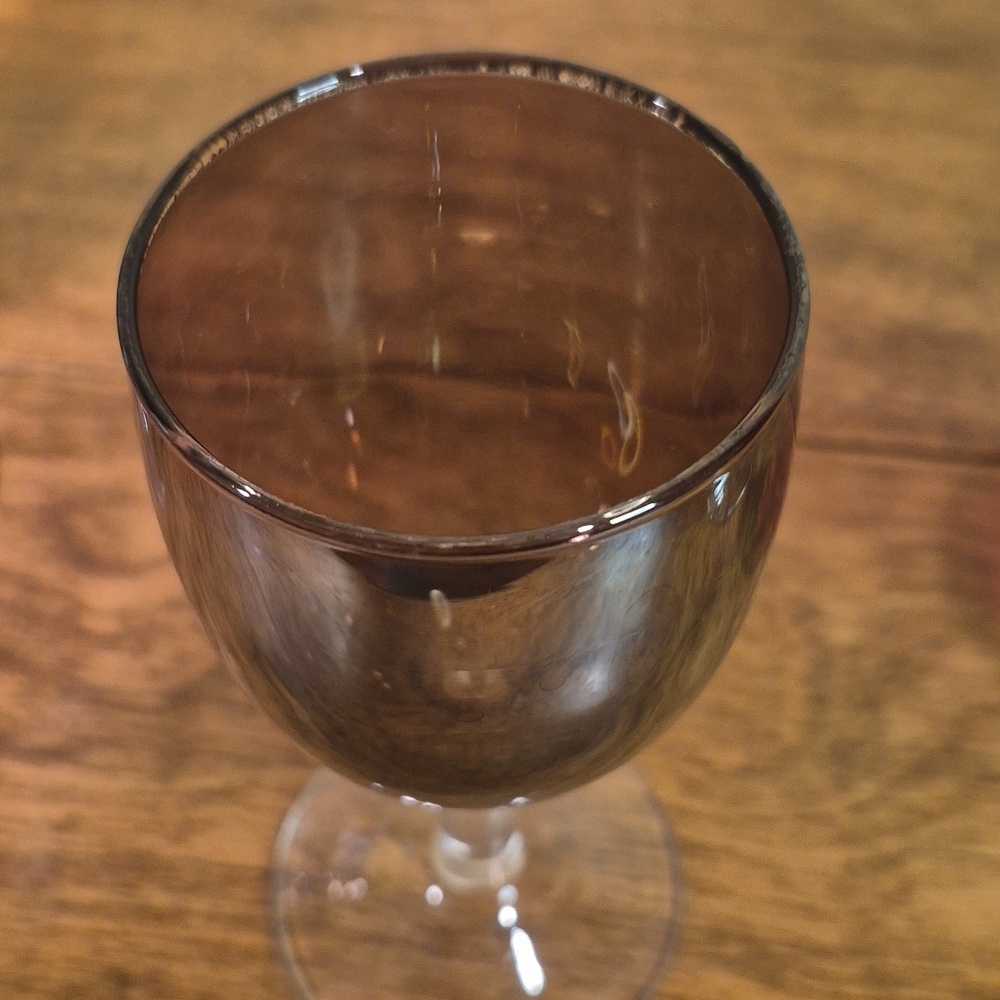 VINTAGE Multicolor Iridescent Wine Glasses, Set of 5 - Picture 14 of 16